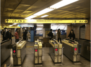 キレイモ銀座への道順1