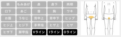 メンズキレイモ VIO脱毛 範囲